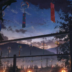 夜下繁星